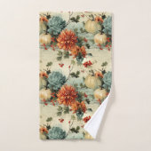 Bloemen Thanksgiving  Patroon (1) Bad Handdoek (Handdoek)