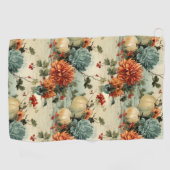 Bloemen Thanksgiving  Patroon (1) Golfhanddoek (Horizontaal)