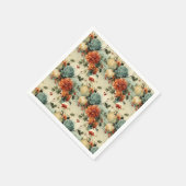 Bloemen Thanksgiving  Patroon (1) Servet (Hoek)
