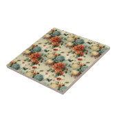 Bloemen Thanksgiving  Patroon (1) Tegeltje (Zijkant)