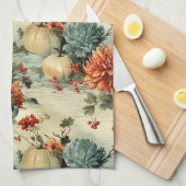 Bloemen Thanksgiving  Patroon (1) Theedoek (Quarter Fold)