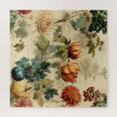 Bloemen Thanksgiving Patroon (2) Legpuzzel (Horizontaal)