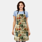 Bloemen Thanksgiving  Patroon (2) Schort (Gedragen)