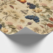 Bloemen Thanksgiving  Patroon (4) Cadeaupapier (Hoek)