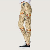 Bloemen Thanksgiving  Patroon (4) Leggings (Links)