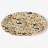 Bloemen Thanksgiving  Patroon (4) Papieren Bordje (Gekanteld)