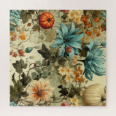 Bloemen Thanksgiving  Patroon (5) Legpuzzel (Horizontaal)