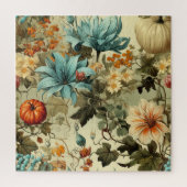 Bloemen Thanksgiving  Patroon (5) Legpuzzel (Verticaal)