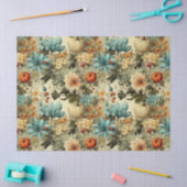 Bloemen Thanksgiving Patroon (5) Tissuepapier (Craft)