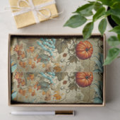 Bloemen Thanksgiving Patroon (5) Tissuepapier (Geschenk)