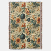 Bloemen Thanksgiving Patroon (6) Deken (Voorkant Verticaal)