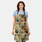 Bloemen Thanksgiving  Patroon (6) Schort (Gedragen)