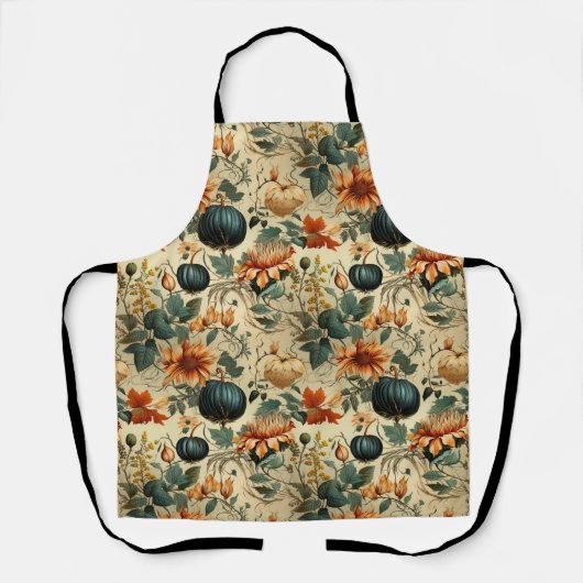 Bloemen Thanksgiving  Patroon (6) Schort (Voorkant)