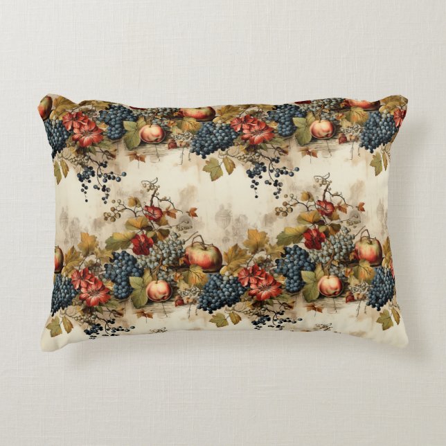 Bloemen Thanksgiving  Patroon (9) Accent Kussen (Voorkant)