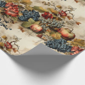 Bloemen Thanksgiving  Patroon (9) Cadeaupapier (Hoek)