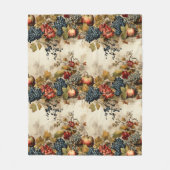 Bloemen Thanksgiving Patroon (9) Fleece Deken (Voorkant)