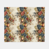 Bloemen Thanksgiving Patroon (9) Fleece Deken (Voorkant (Horizontaal))