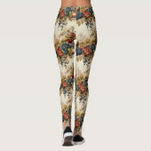 Bloemen Thanksgiving  Patroon (9) Leggings (Achterkant)