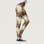 Bloemen Thanksgiving  Patroon (9) Leggings (Rechts)