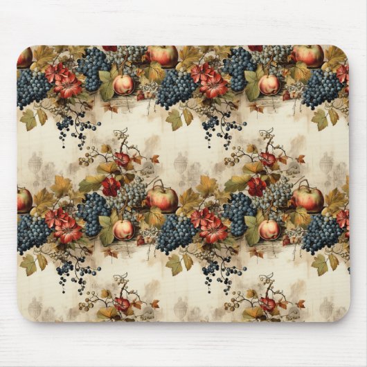 Bloemen Thanksgiving Patroon (9) Muismat (Voorkant)