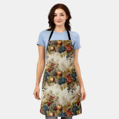 Bloemen Thanksgiving  Patroon (9) Schort (Gedragen)