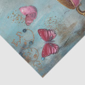 Bloemen thee tijd pastel bloemen decoupage tissuepapier (Detail)