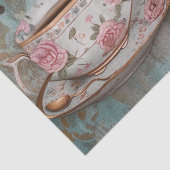 Bloemen thee tijd pastel bloemen decoupage tissuepapier (Detail)