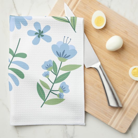 Bloemen Theedoek (Quarter Fold)