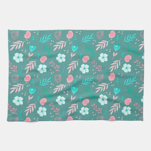 Bloemen Theedoek (Horizontaal)