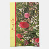  bloemen theedoek (Verticaal)