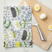 bloemen theedoek (Quarter Fold)