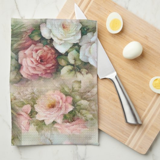 bloemen theedoek (Quarter Fold)