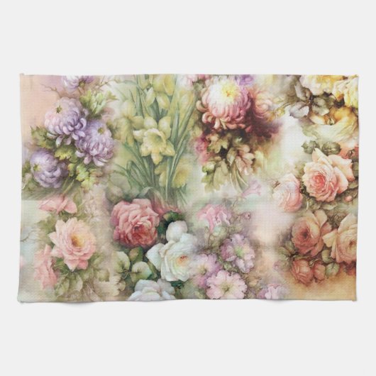  bloemen theedoek (Horizontaal)