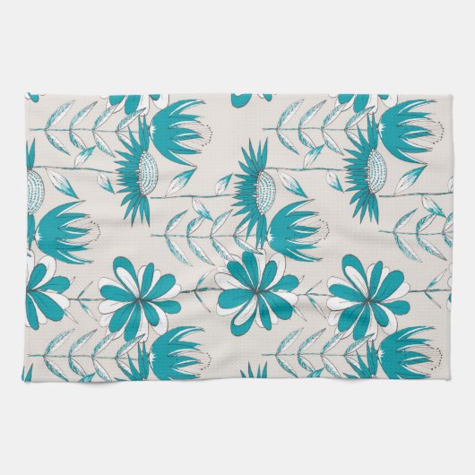 Bloemen Theedoek (Horizontaal)