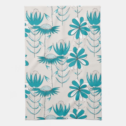 Bloemen Theedoek (Verticaal)