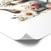 Bloemen theepot 7 poster (Hoek)