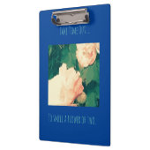 Bloemen thema klembord (Links)