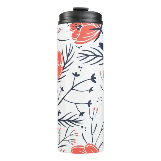 Bloemen Thermosbeker (Voorkant)