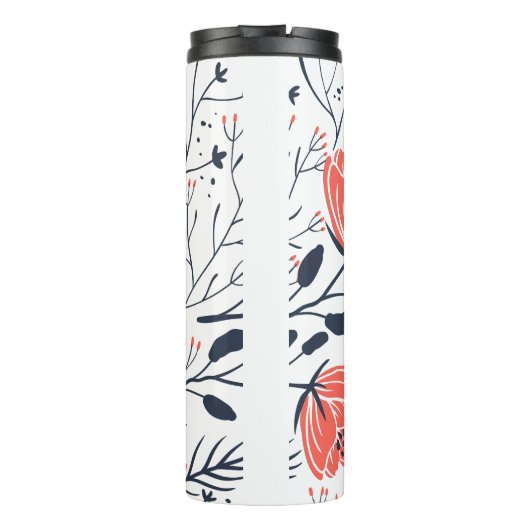 Bloemen Thermosbeker (Achterkant)