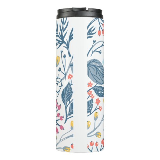 Bloemen Thermosbeker (Achterkant)