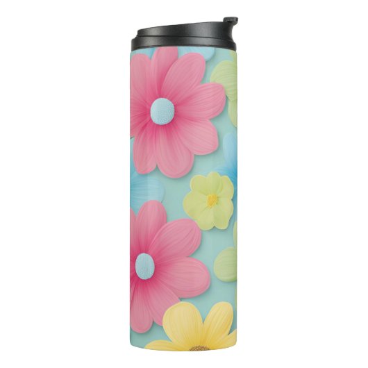 Bloemen Thermosbeker (Gedraaid links)