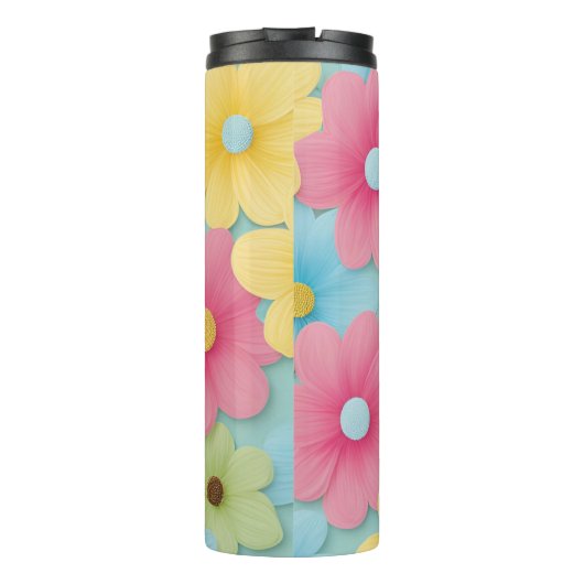 Bloemen Thermosbeker (Achterkant)