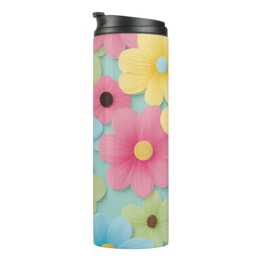 Bloemen Thermosbeker (Geroteerd rechts)