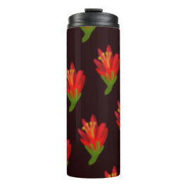 bloemen thermosbeker