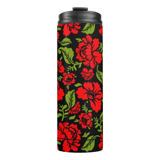 Bloemen Thermosbeker (Voorkant)