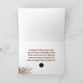 Bloemen tijdens Gouden Uur Denken aan U Kaart (Binnen)