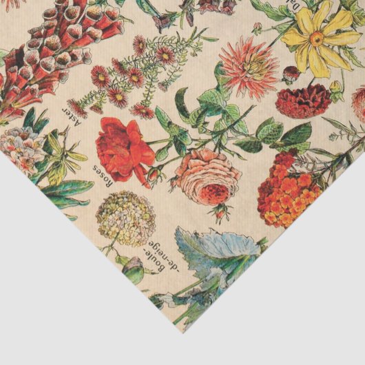 bloemen tissuepapier (Detail)