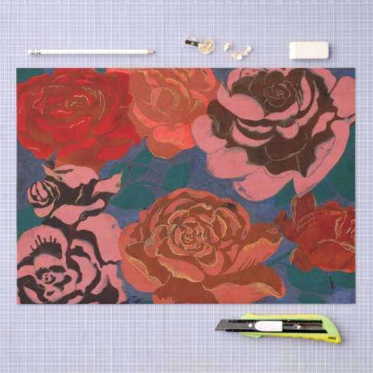  bloemen tissuepapier (Craft)