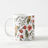 Bloemen Tortelduifjes Bohemian Pattern Koffiemok (Links)