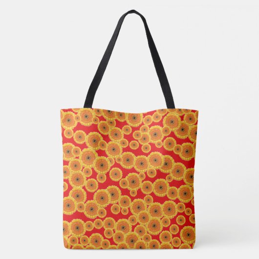 Bloemen Tote Bag (Achterkant)